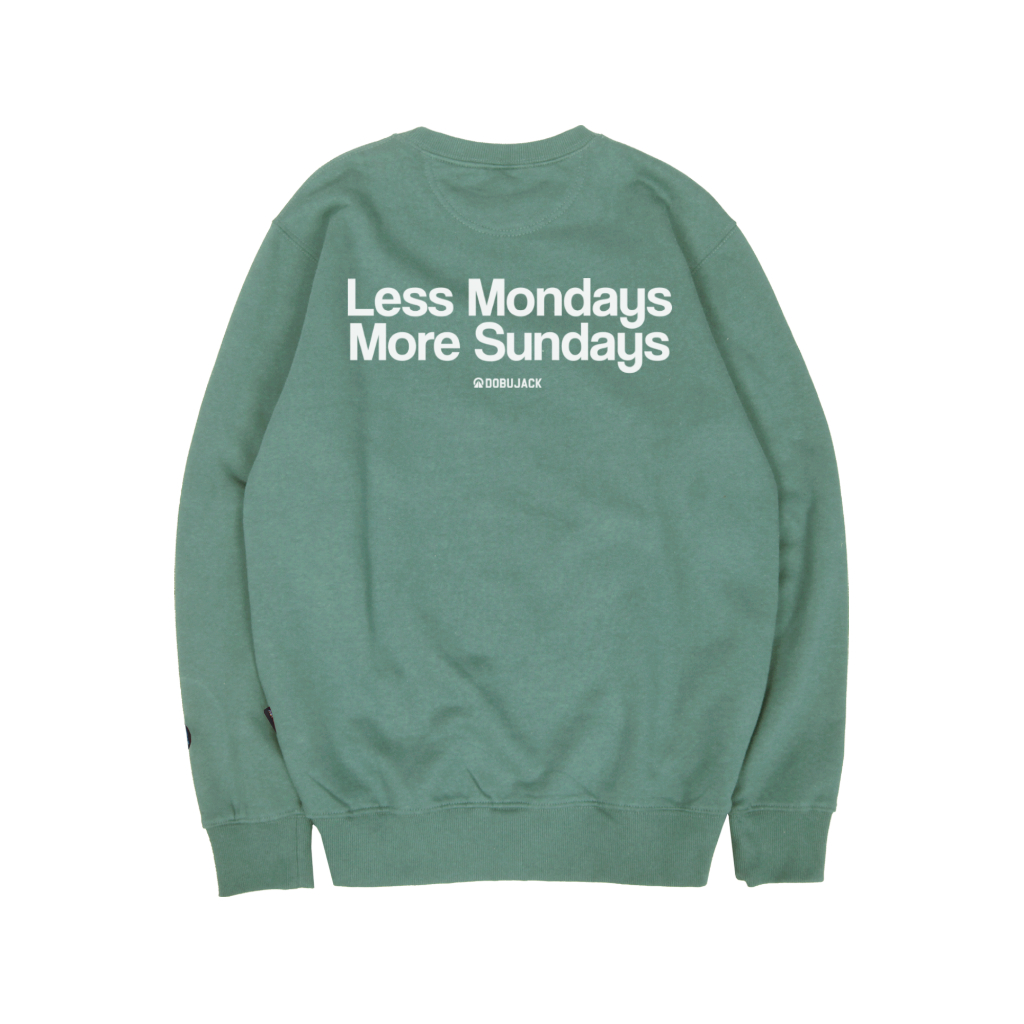Dobujack Sweater Lemosun Sage Green Crewneck