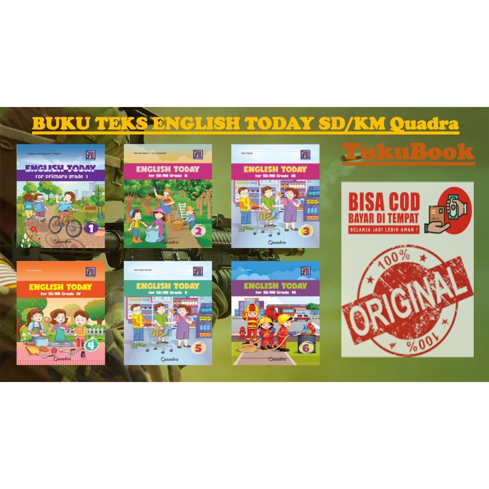 ENGLISH TODAY SD KURIKULUM MERDEKA | Penerbit Quadra