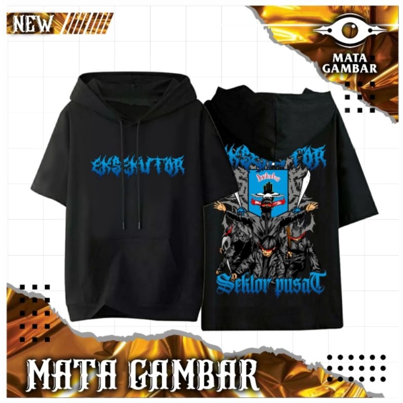 T-SHIRT HOODIE EKSEKUTOR MERPATI PUTIH || T-SHIRT HOODIE MERPATI PUTIH SEKTOR PUSAT || BISA COD