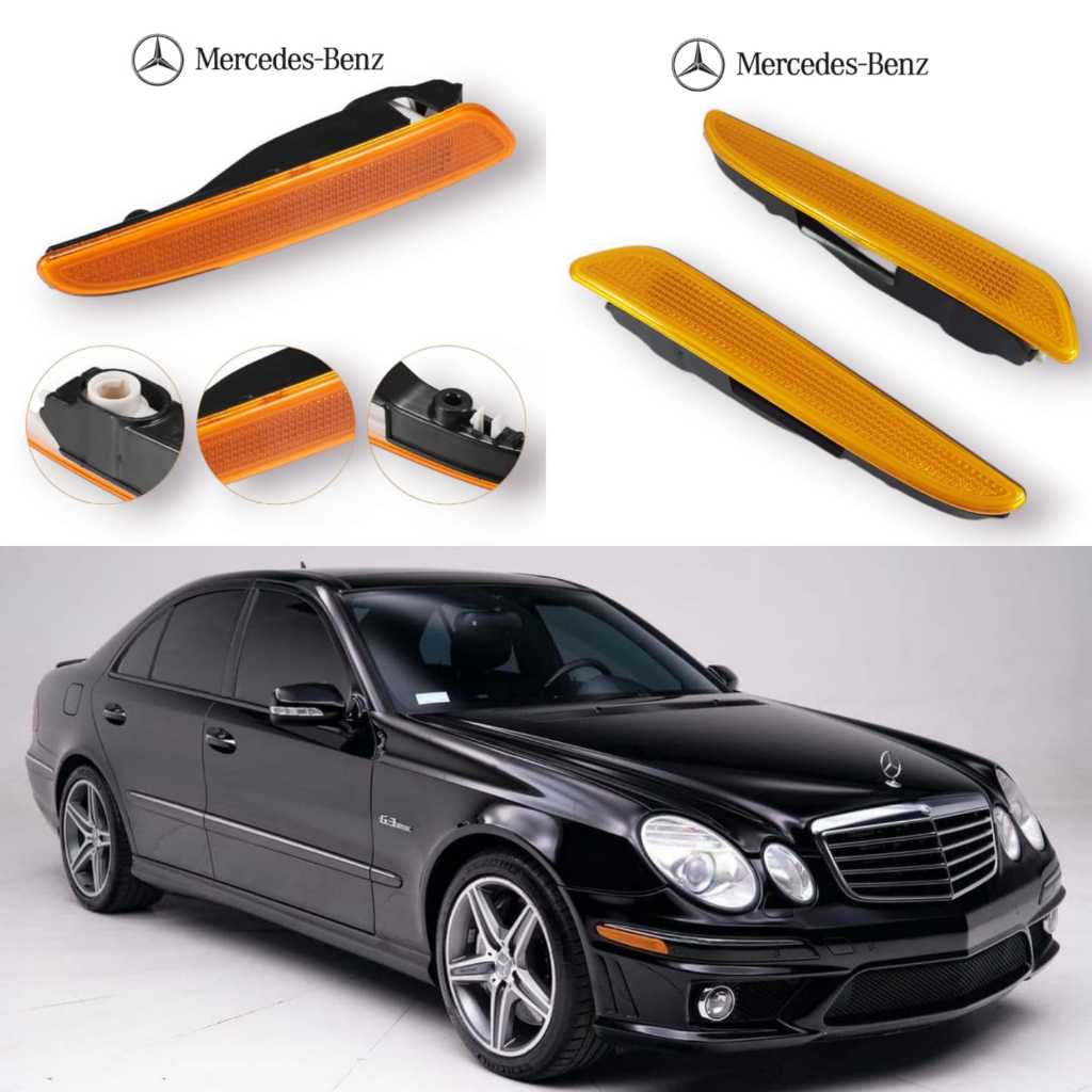Lampu Side Marker Mercy Mercedes Benz E Class W211 2007-2009 Face Lift