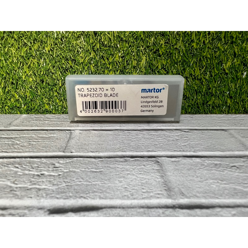 

Martor Refill Cutter Traperzoid Blade 5232.70 1pack(10 pcs)