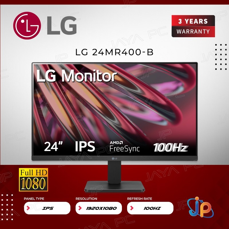 Monitor LG LED IPS 24MR400/ LG 24MR400-B - Full HD 24" Inch