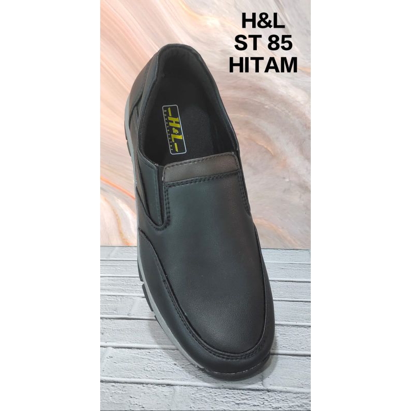 sepatu cowok, sepatu pria, casual dan formal bahan kulit H&L