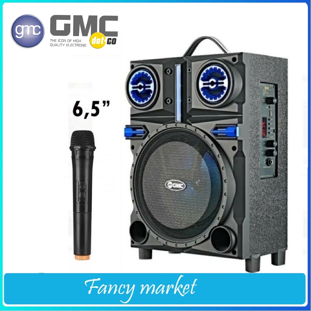 SPEAKER BLUETOOTH GMC 897Q Speaker Portable/Ampli Meeting BLUETOOTH - 6,5 inch NEW