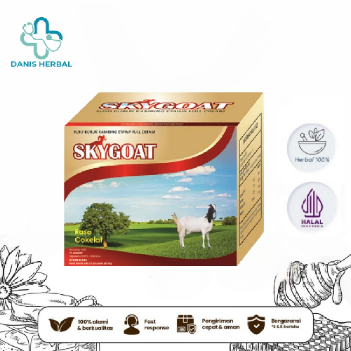

Susu Kambing Etawa Milk COKLAT ISI 10 Sachet SKY GOAT