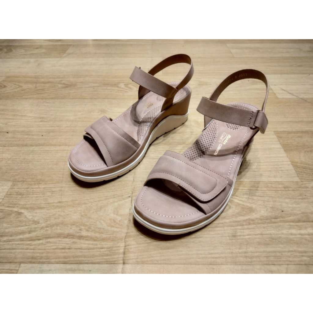 Bata Sandal Wedges Comfit Peach 7015034
