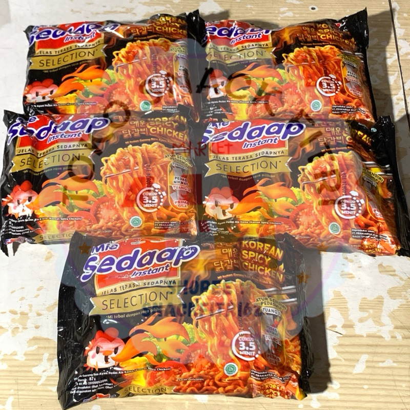 

MIE SEDAAP INSTANT SELECTION KOREAN SPICY CHICKEN 5 PCS