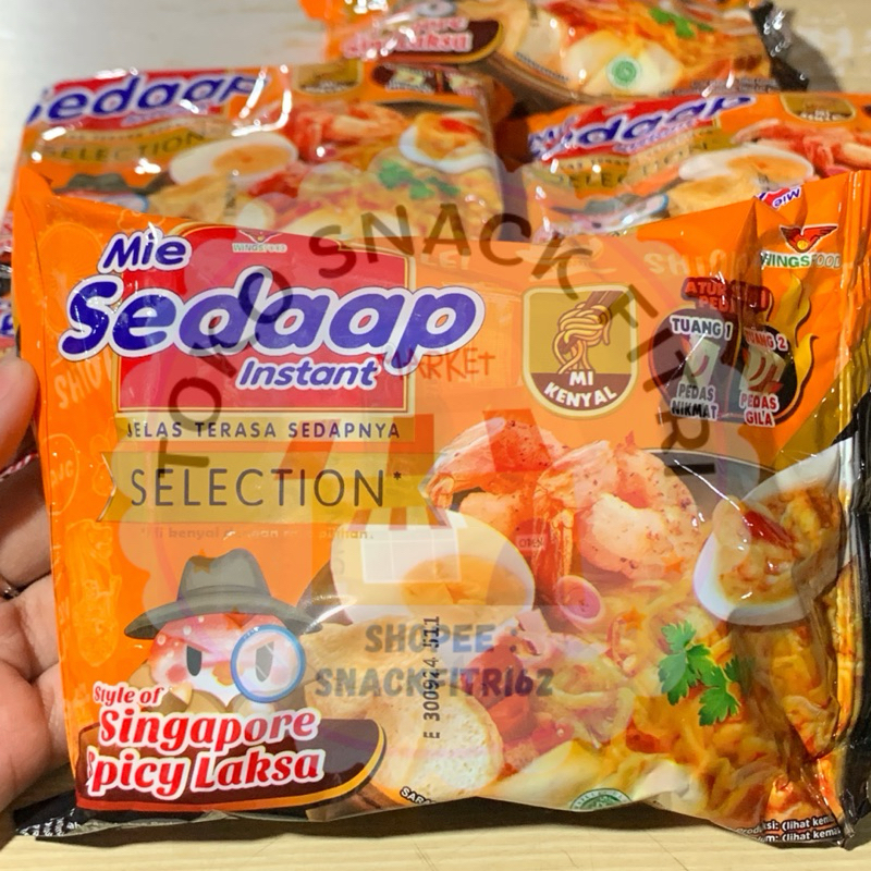 

MIE SEDAAP SELECTION SINGAPORE SPICY LAKSA 5 PCS