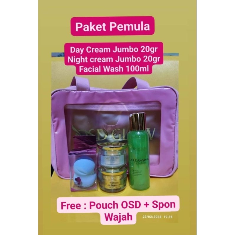 Paker Pemula Skin Care OSD  Olla Skin Daily