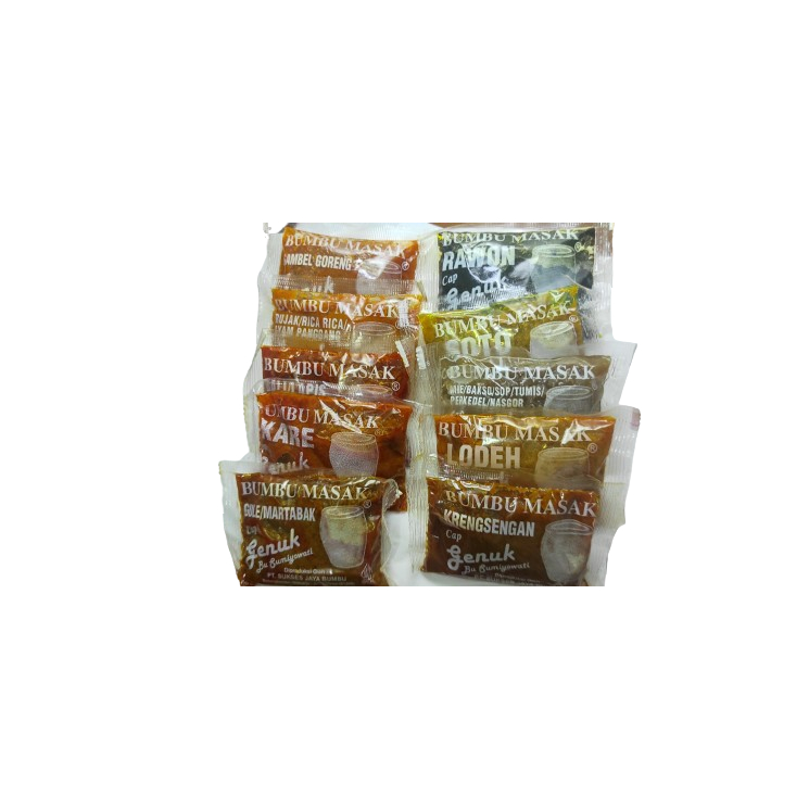 

Bumbu Masak Instan Cap Genuk Asli (isi 10 pcs)