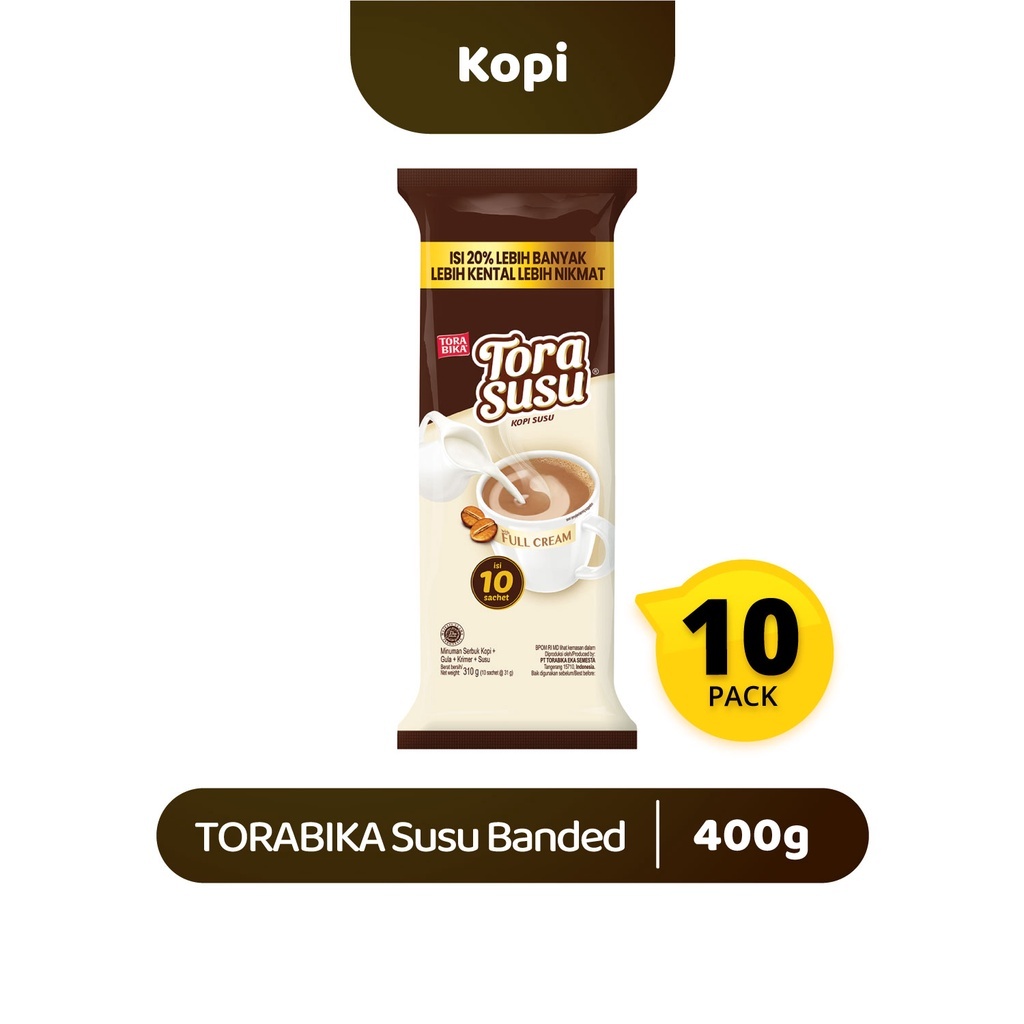 

Torabika Susu Banded 10 Sachet @28 Gr