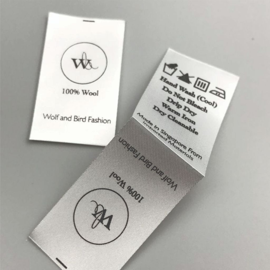 

160meter label baju label satin label wash tag label pencucian label pakaian label brand label nama label merk label samping label lipat label baju murah label kerah label nama
