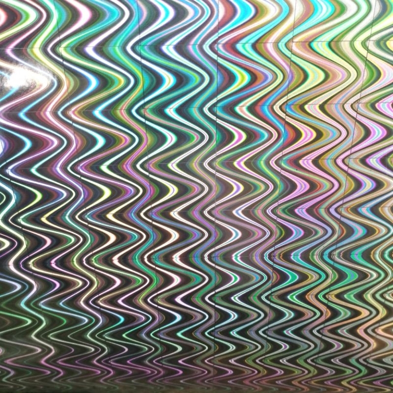 Stiker sisik ikan | sticker hologram 3D Lure Handmade spoon jig popper