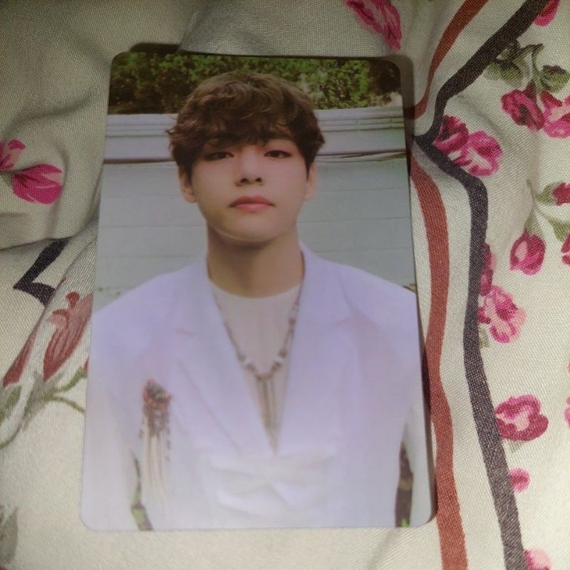 ( UnOfficial) BTS " BUTTER " Photocard LUCKY DRAW PowerStation Kim Taehyung Version