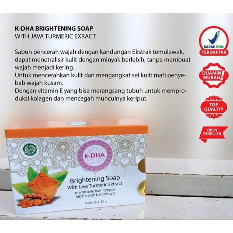 Sabun Wajah K - DHA Acne Soap ( Untuk Wajah Berjerawat )
