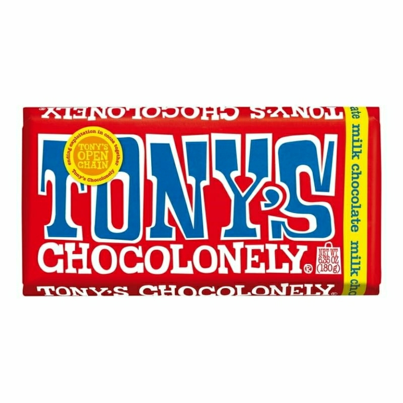 

TONY'S CHOCOLONELY 32% Milk Chocolate Bar 180g