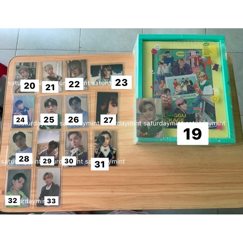 ENHYPEN JAY CARNIVAL SUNOO MANIFESTO POB LD LENTI DIMENSION ANSWER