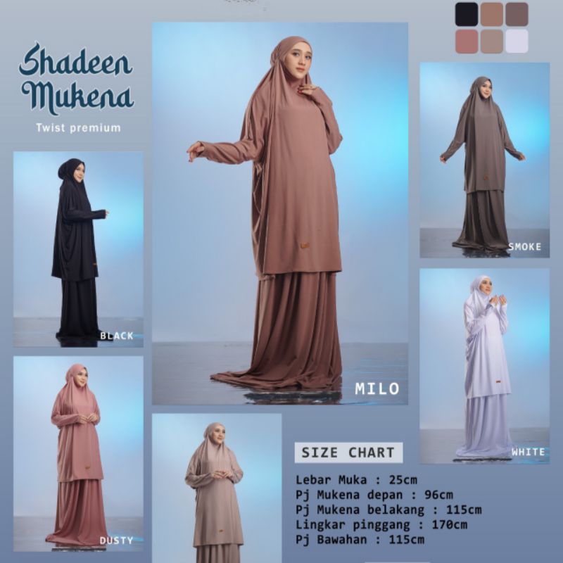 SHADEEN MUKENA by Nadheera Luxury [ NEW - ND Pray Set Series ] Mukena Nadheera Luxury