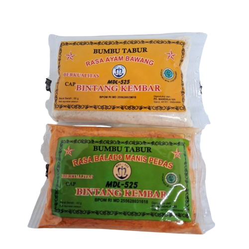 

Bumbu Penyedap bumbu masak Cap Bintang Kembar 50g Size Kecil Atom Sachet Murah Berkualitas