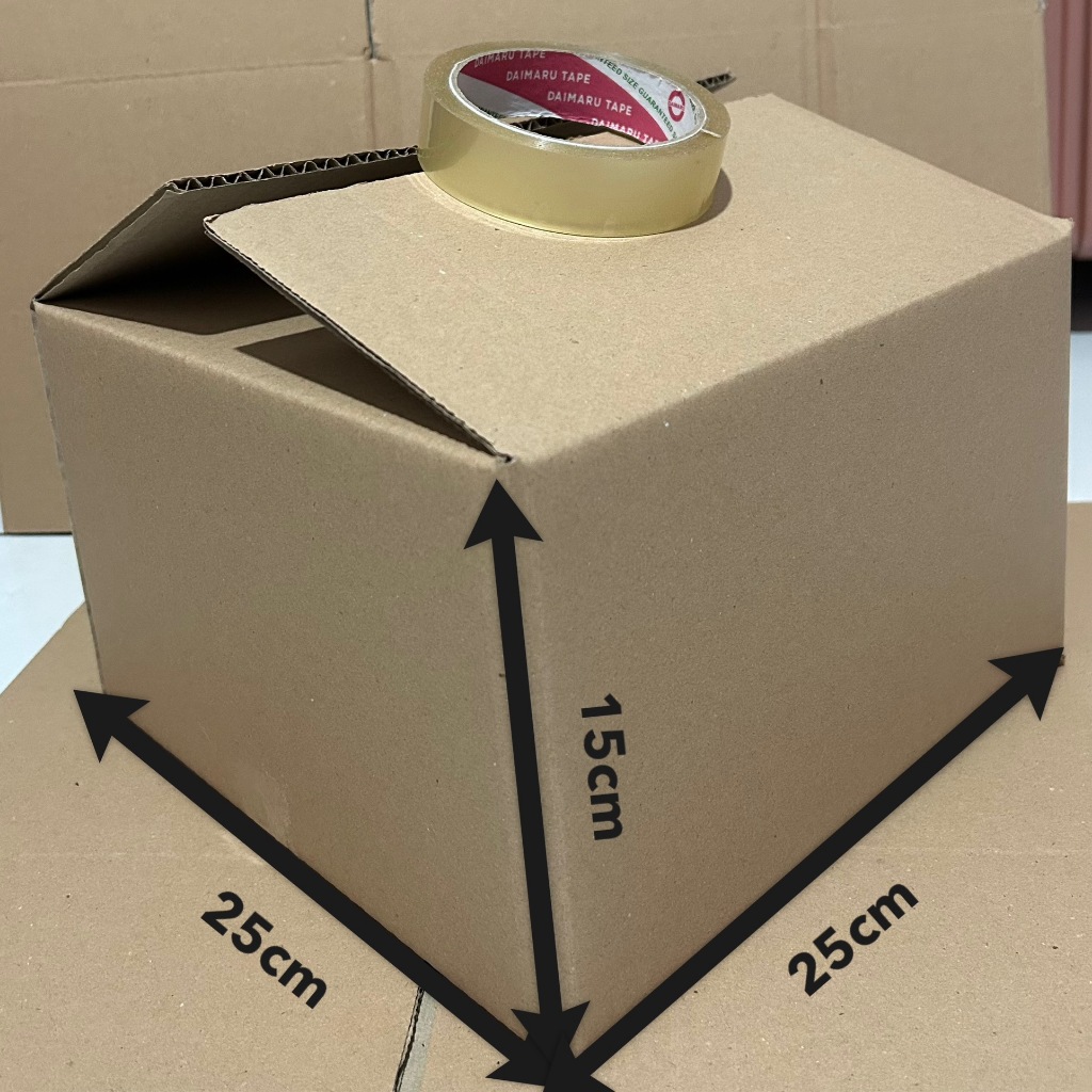 

Kardus baru uk 25x25x15cm