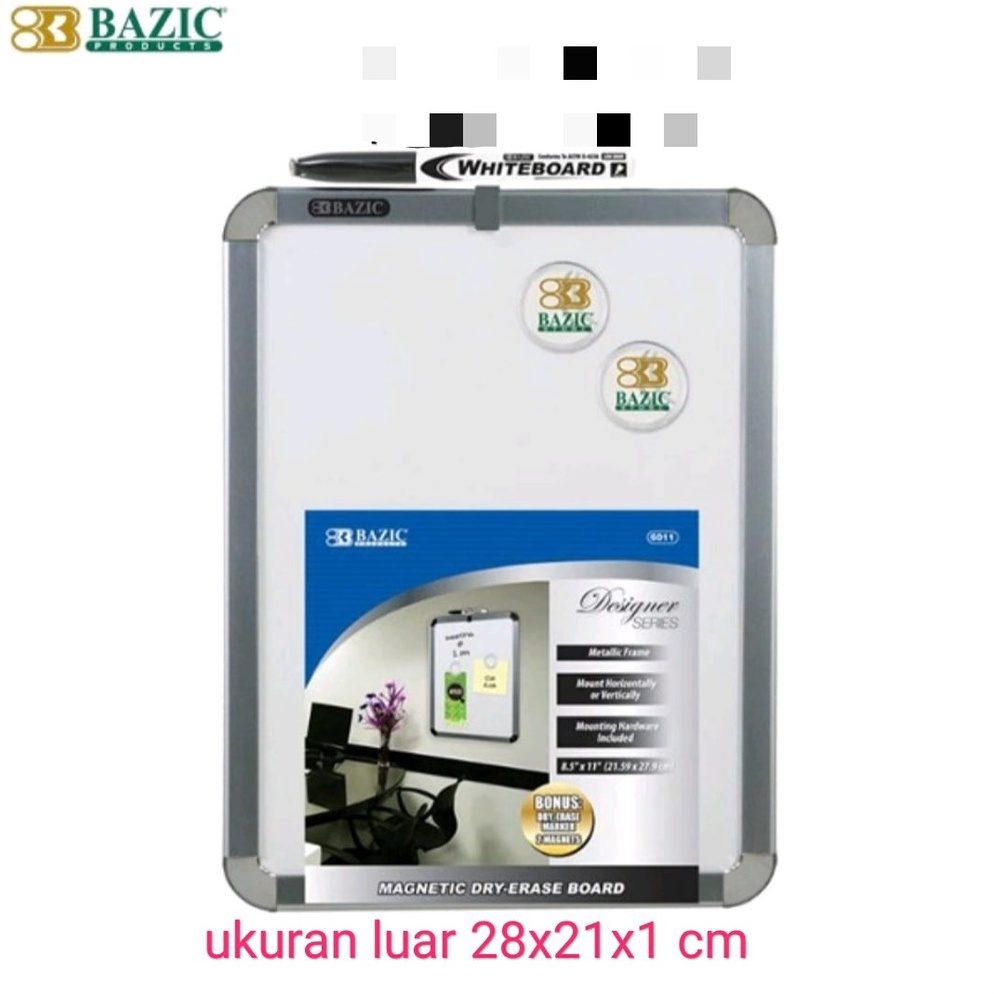 

Terkini papan white board magnetic bazic b5 kode 611 215x28 cm 44