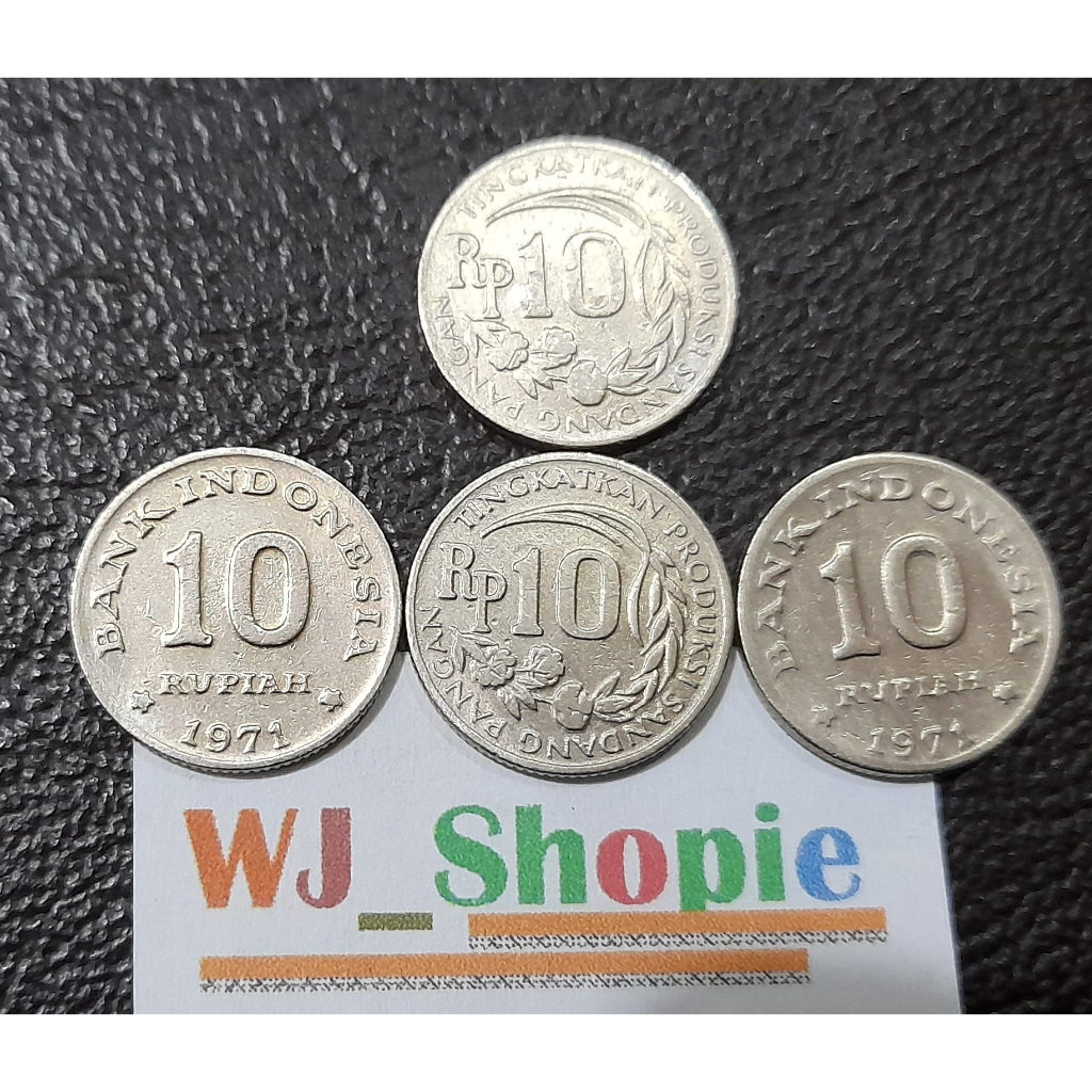 Uang Kuno 10 rupiah kancing 1971