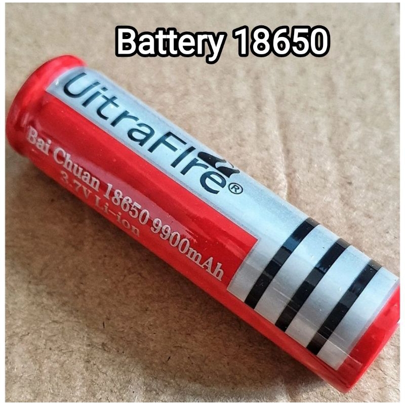 Battery Recharge FIREFLY 18650 9900 mAH, Battery senter battery LED