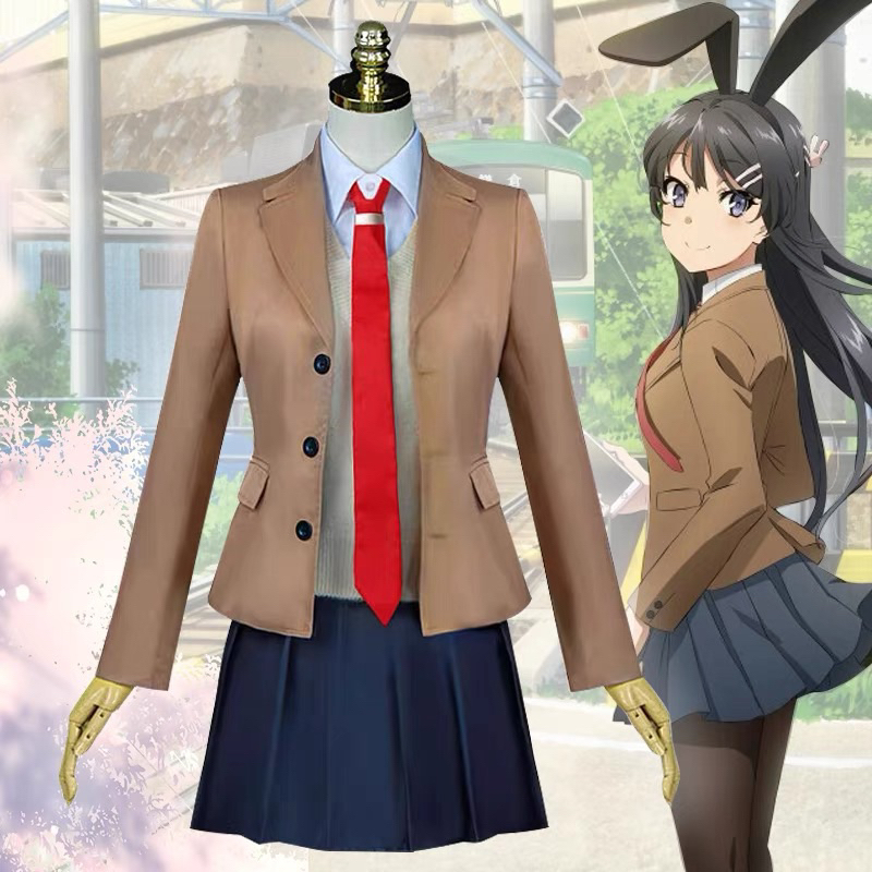 [PO] SAKURAJIMA MAI COSPLAY - FREEBRAND COSTUME Rascal Does Not Dream Of Bunny Girl Senpai anime