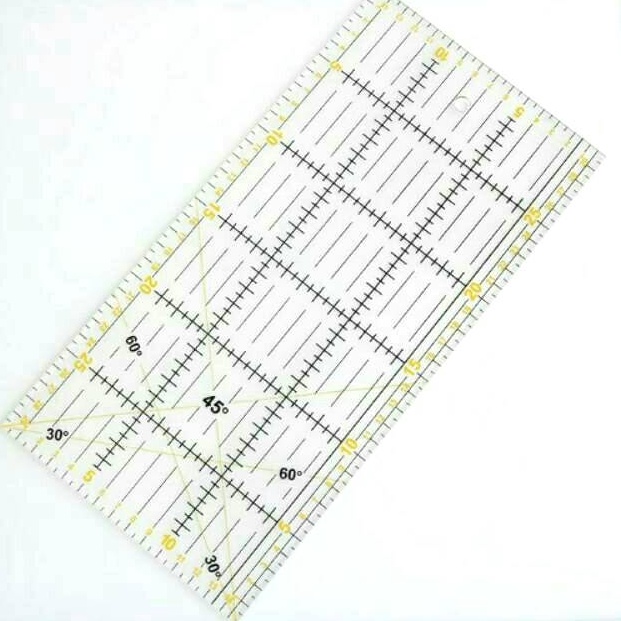 

Miliki Sekarang Penggaris Jahit Quilting Ruler AC 3 Penggaris Pola Penggaris Bahan 15 x 3 CM 95