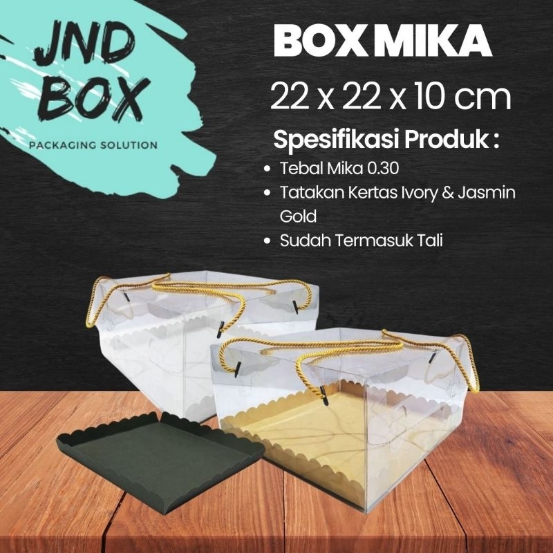 

Box Mika Doskue 22 x 22 x 10 cm (Min Order 2 Pcs)