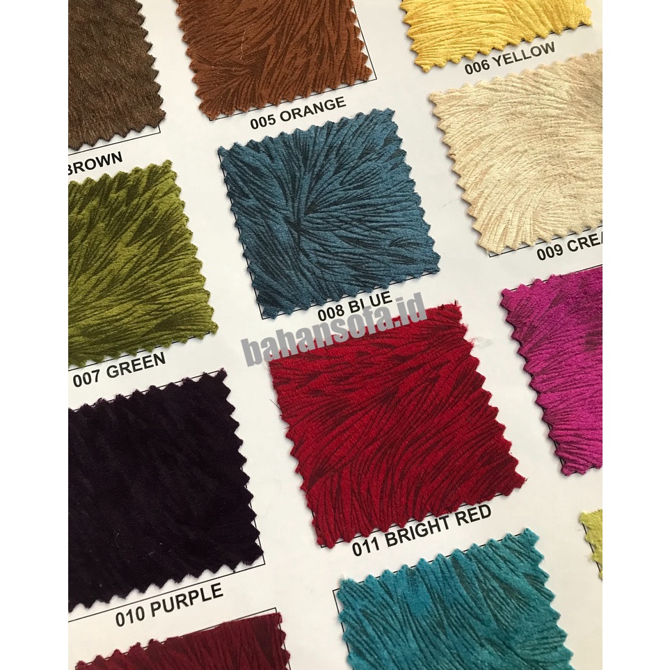 ART C72O KAIN BLUDRU  BELUDRU  VELVET HALUS TEBAL  KAIN SOFA  KAIN KURSI