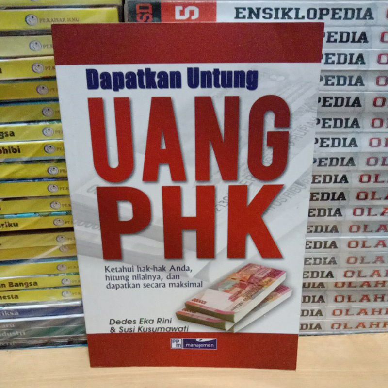 Buku Original Dapatkan Untung UANG PHK PPM Manajemen.