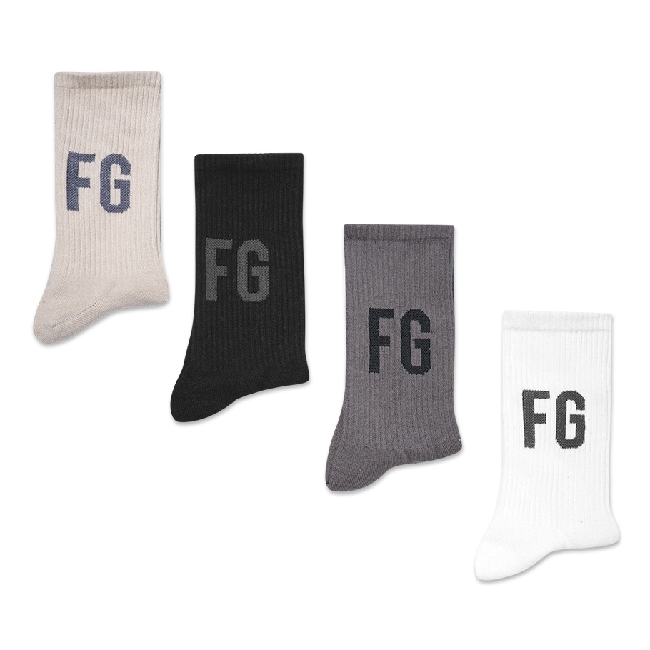 Star Seller FOG FG Text Logo Mid Socks