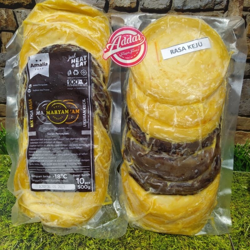 

Roti Maryam Mix 3 rasa Amalia / canai isi 10