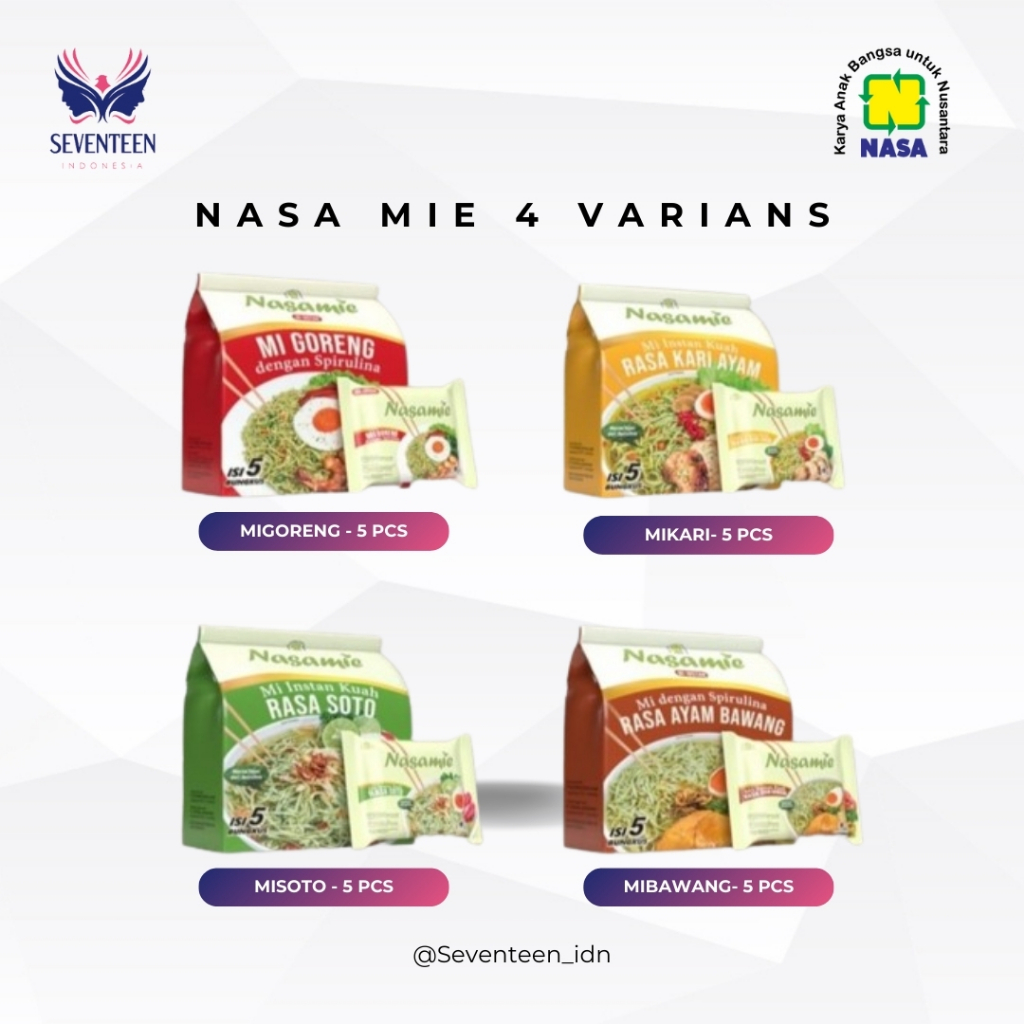

[ ALL VARIANS ] MIE NASA - 5Pcs