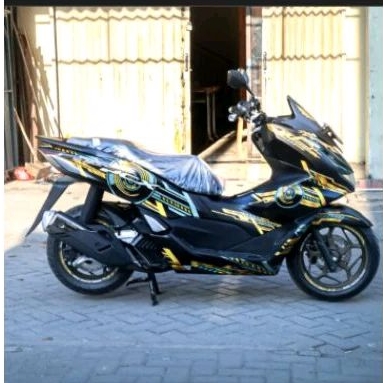 decal sticker murah nmax full blok custom bebas bahan premium