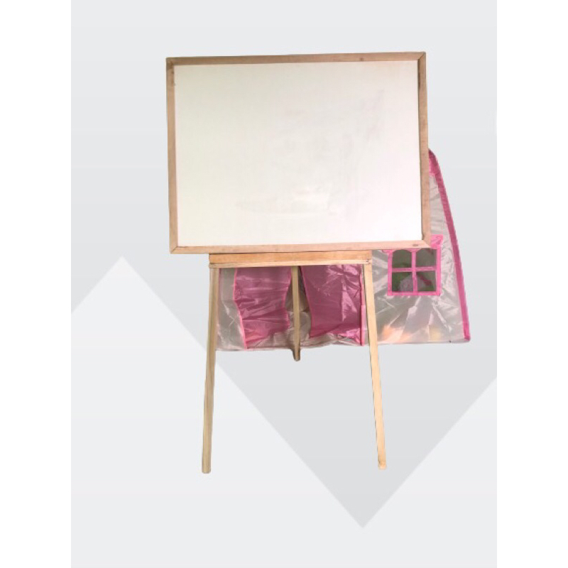 

PAPAN TULIS/WHITEBOARD SIZE 60X80CM DENGAN TINGGI PENYANGGA 127 CM