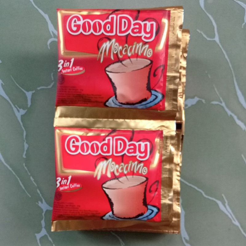 

goodday mocacinno 20gr 1 renceng isi 10 sachet