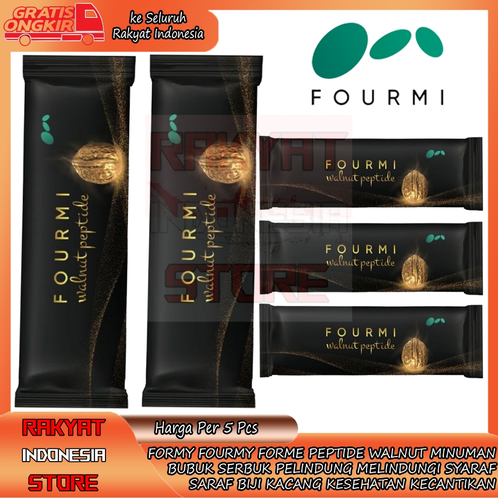 

FORME FOURMY 5 PCS PEPTIDE KACANG WALNUT MINUMAN BUBUK SERBUK FORMY SUSU AWET MUDA KECANTIKAN PELINDUNG MELINDUNGI SYARAF SARAF MENGHAMBAT PERTUMBUHAN SEL KANKER USUS BESAR KACANG KAYA PROTEIN MENJAGA KESEHATAN JANTUNG IMUN TUBUH MENCEGAH PENUAAN DINI