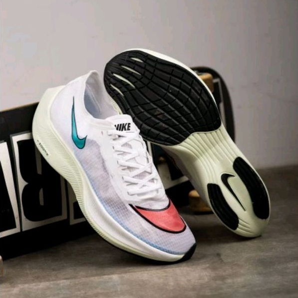 NIKE ZOOMX VAPORFLY HYPER JADE WHITE ORIGINAL / SEPATU PRIA WANITA / 100% ORIGINAL BNIB / NIKE ZOOMX