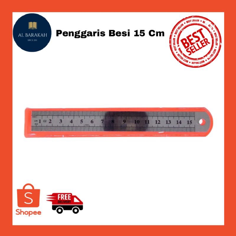 

Penggaris Besi (Stainless) 15 cm