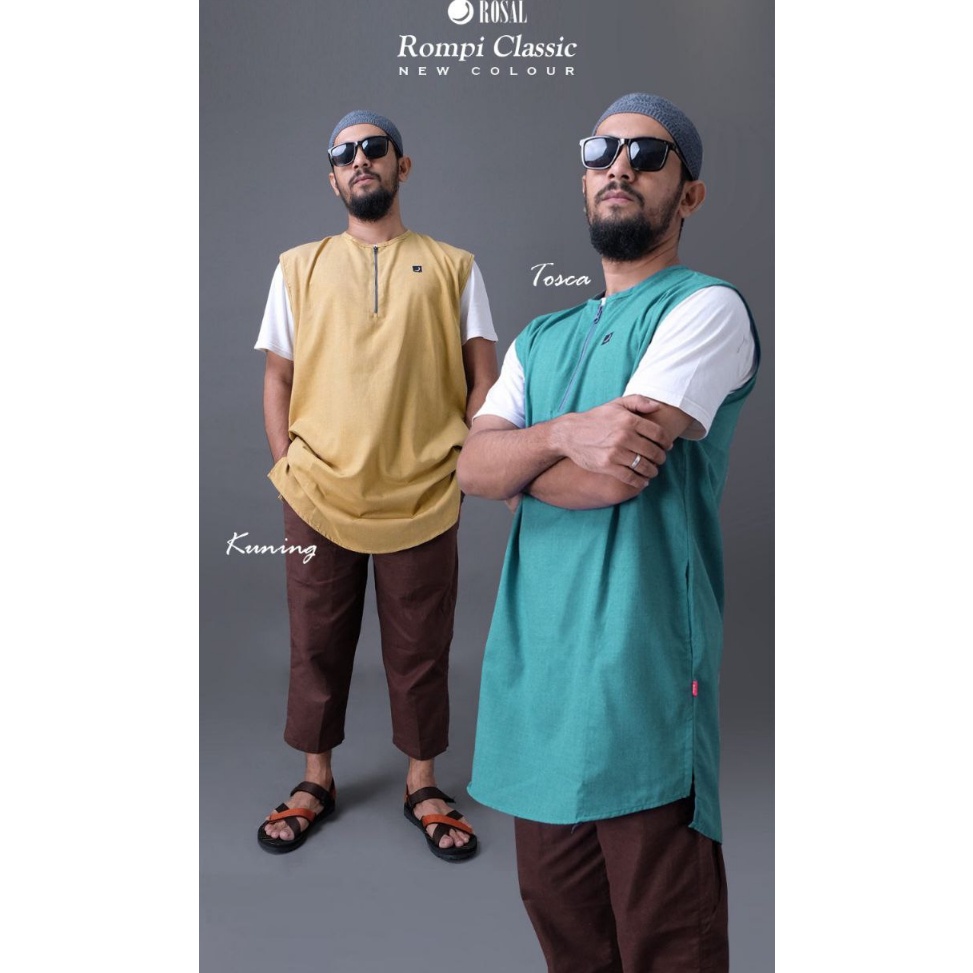 1212 MALL ROMPI SHOLAT ROSAL CLASSIC POLOS  BAJU SHOLAT PRIA MURAH  BAJU KOKO PRIA MURAH  ROSAL GAMI