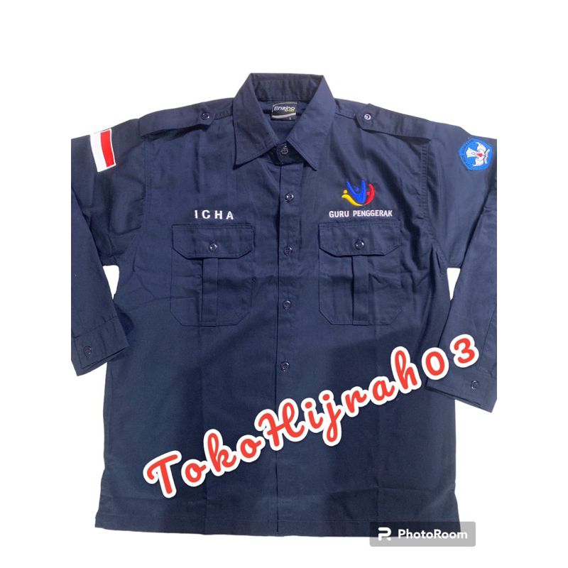 BAJU GURU PENGGERAK SERAGAM GURU PENGGERAK KEMEJA GURU PENGGERAK SERAGAM GURU PENGGERAK PDH KEMEJA G