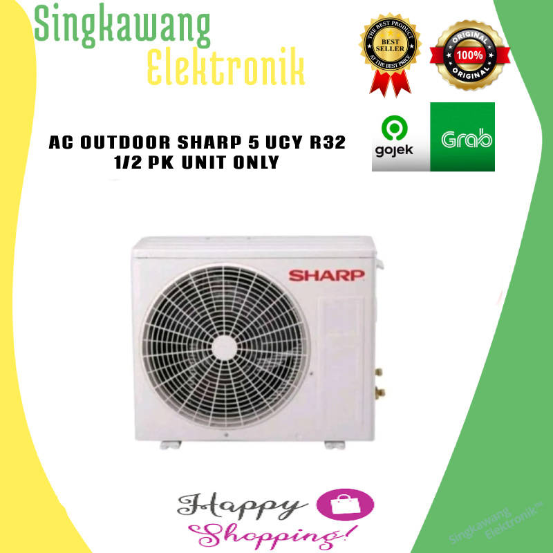 AC OUTDOOR SHARP 5 UCY R32 1/2 PK UNIT ONLY