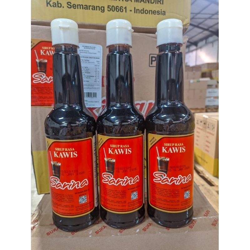 

Syrup nikisari Sarina rasa kawista kemasan pet ( botol plastik ) 625 ml