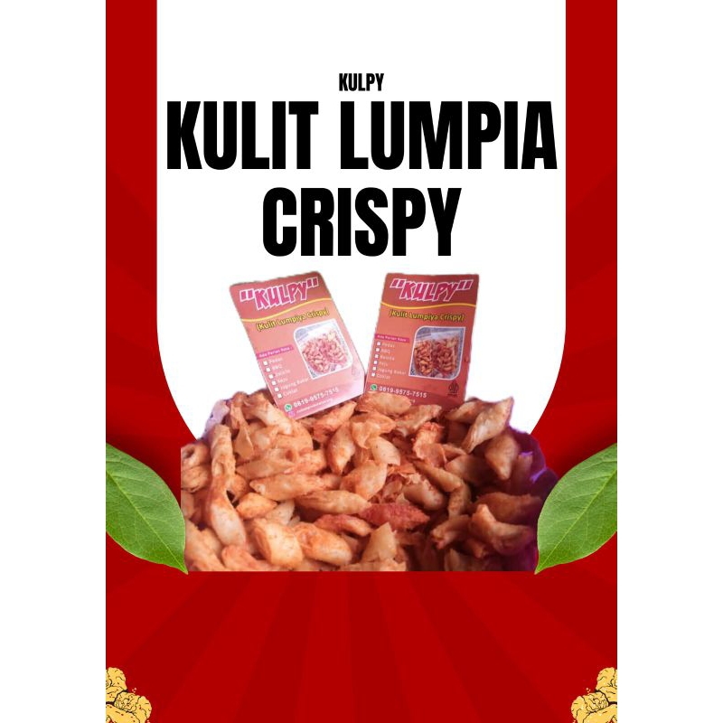 

kulit lumpia goreng /kripik lumpia goreng