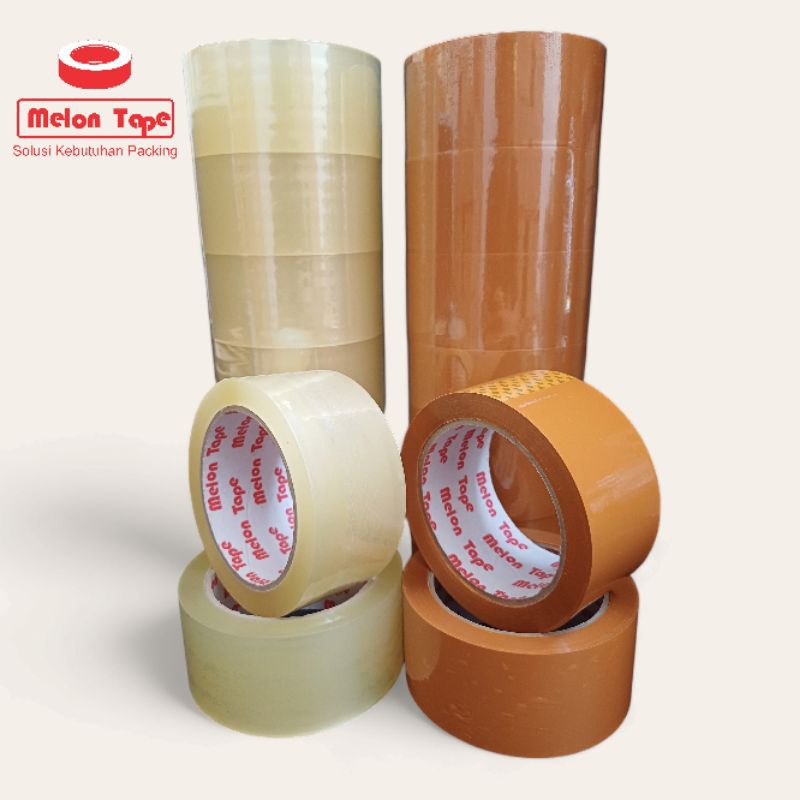 

Lakban Bening Coklat 45MMx99Yard-MelonTape