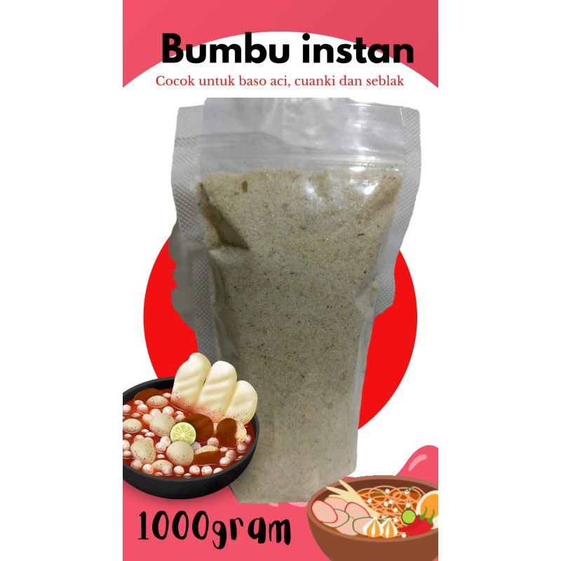 

1Kg Bumbu instan baso aci dan cuanki