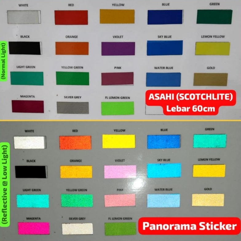 

Harga Bersahabat ASAHI Scotchlite Sticker Reflective Lebar 6cm STT