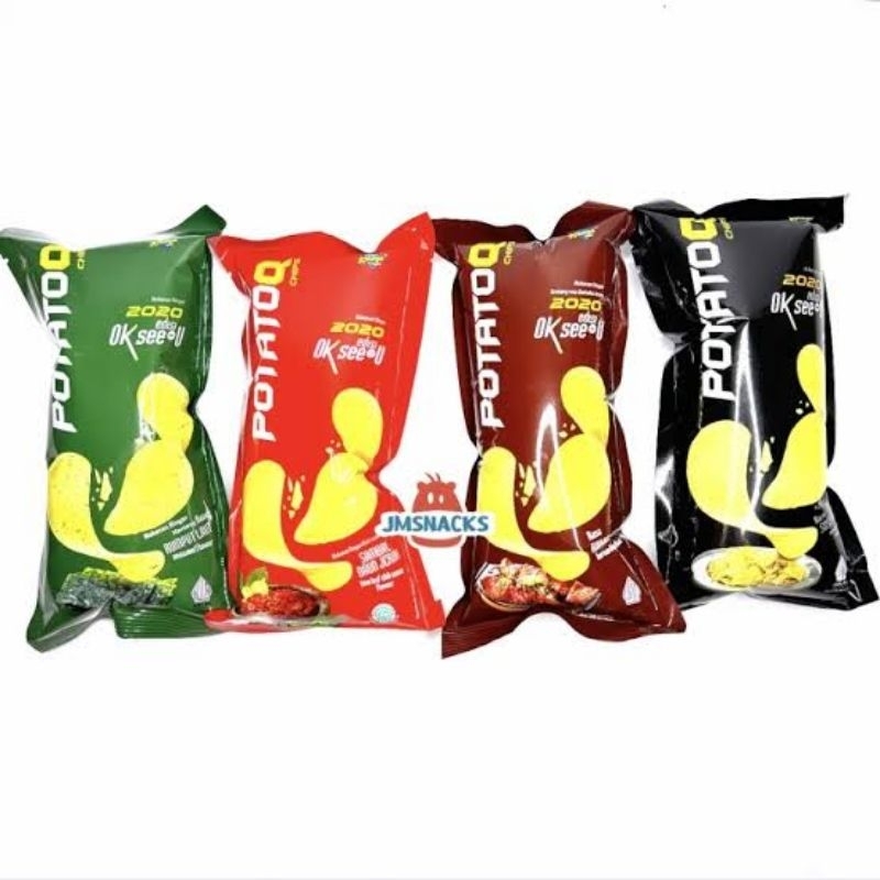 POTATO Q CHIPS RUMPUT LAUT | SOSIS JUMBO | KOREAN BBQ NETTO 1 PCS